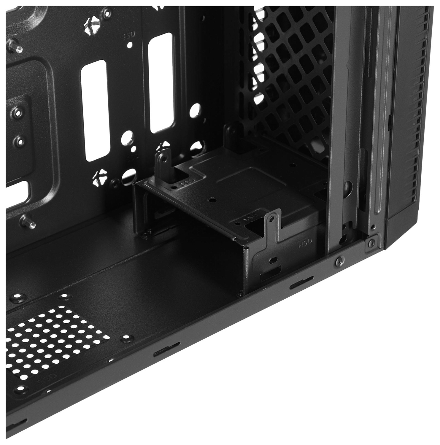 Корпус Digma DC-ATX100-U2 черный без БП ATX 1x80mm 2x120mm 2xUSB2.0 audio