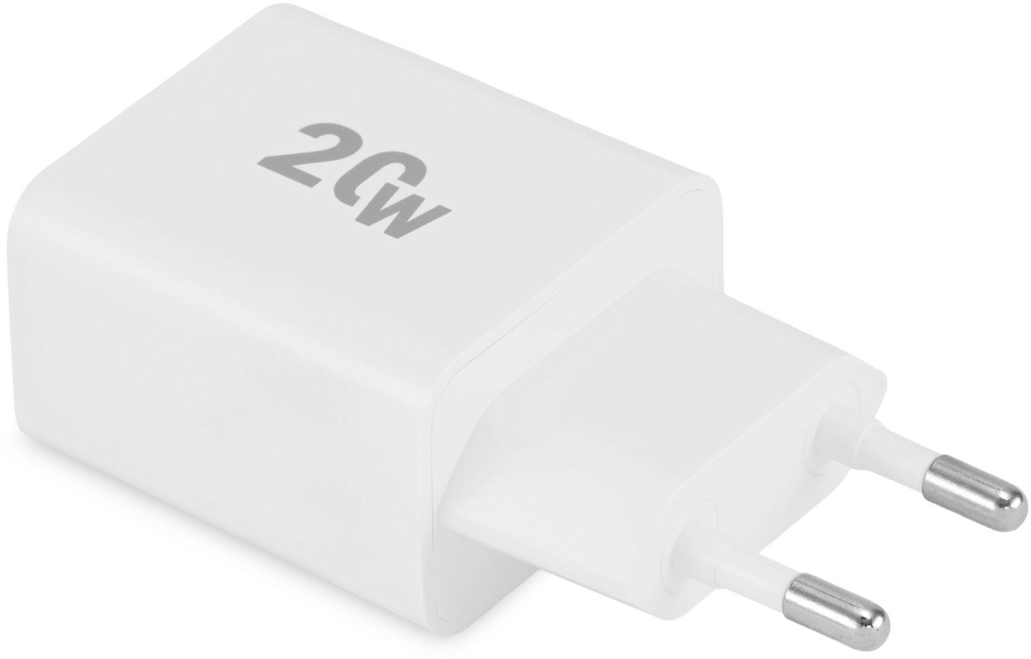 Сетевое зар./устр. Digma DGW2D 20W 3A+3A (PD+QC) USB-C/USB-A универсальное/белый (DGW2D0F110WH)