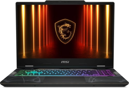 Ноутбук MSI Cyborg 15 B2RWEKG Core 7 240H 16Gb SSD1Tb NVIDIA GeForce RTX5050 8Gb 15.6" IPS FHD (1920x1080) FreeDOS black WiFi BT Cam