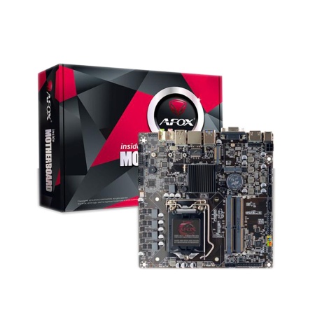 Материнская плата Afox AFOX motherboard intel H510, INTEL® Socket 1200, Mini-ITX (17 x17cm)