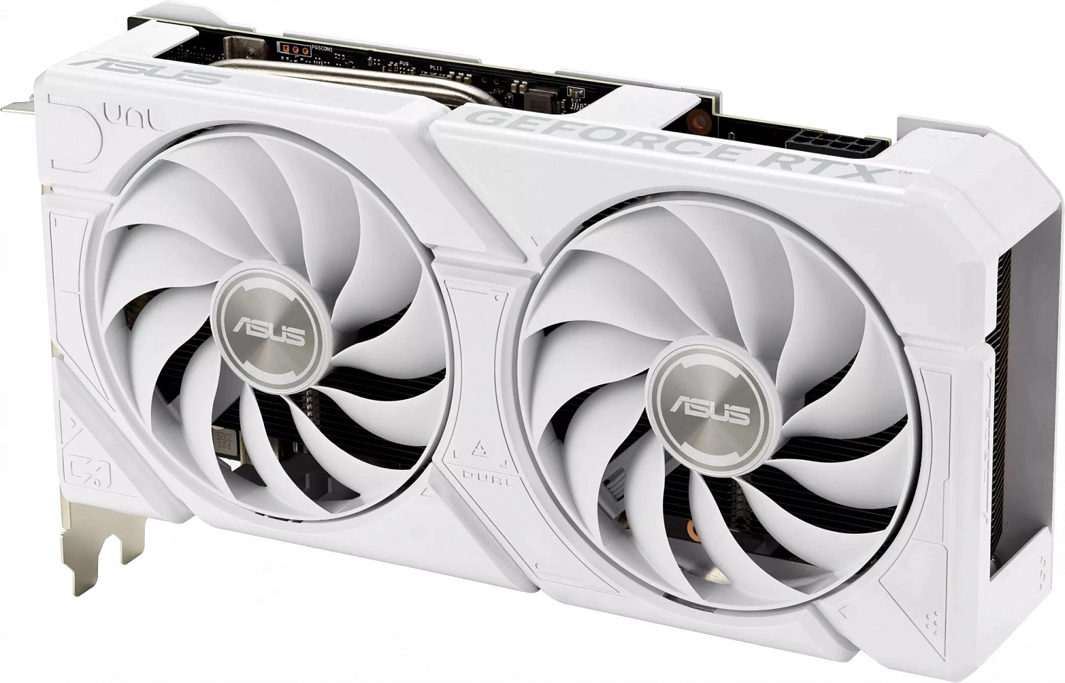 Видеокарта Asus PCI-E 4.0 DUAL-RTX4060-O8G-EVOWHITE NVIDIA GeForce RTX 4060 8Gb 128bit GDDR6 2505/17000 HDMIx1 DPx3 HDCP Ret