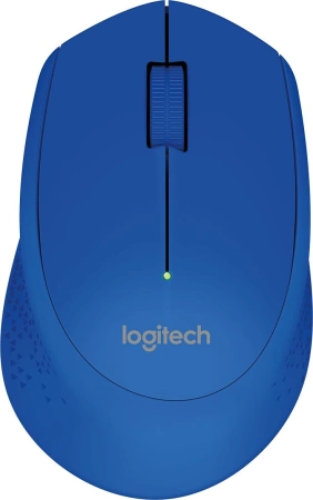 Мышь беспроводная Logitech M280 Blue (синяя, оптическая, 1000dpi, 2.4 GHz/USB-ресивер, под правую руку) (M/N: M-R0051 / C-U0010)