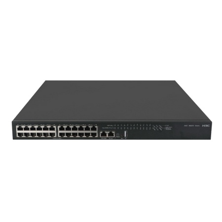 H3C S6520X-26MC-UPWR-SI L3 Ethernet Switch with 24*1G/2.5G/5GBase-T(UPOE) Ports and 1*Slot,w/o PSU