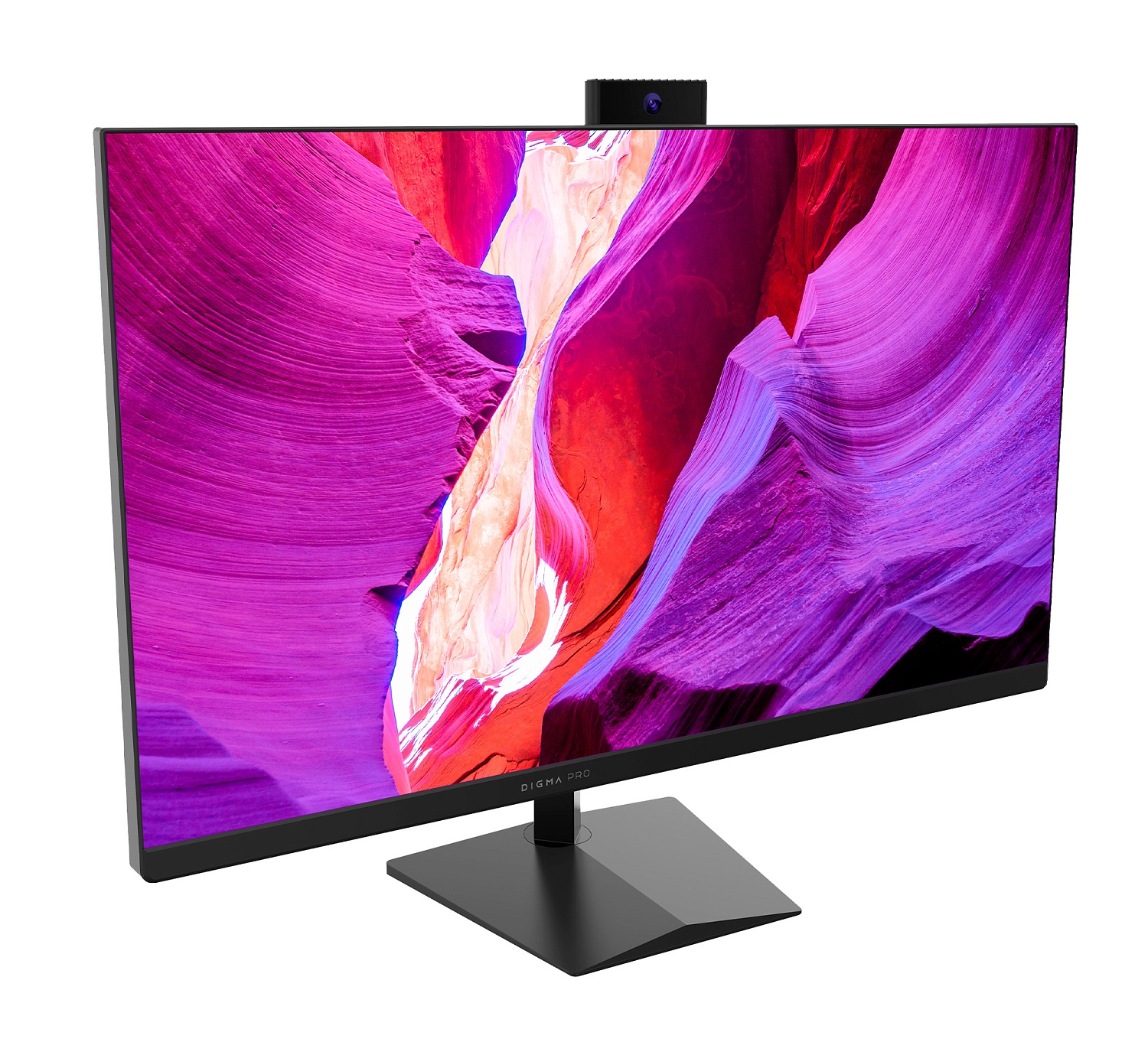 Моноблок Digma PRO AiO 27i 27" 2K i7 1165G7 (2.8) 16Gb SSD1Tb Iris Xe Windows 11 Professional GbitEth WiFi BT 90W клавиатура мышь Cam черный 2560x1440