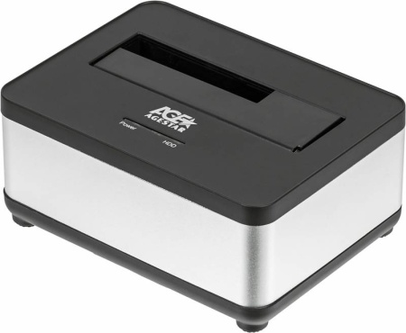 Док-станция для HDD AgeStar 3UBT7 SATA III USB3.0 пластик/алюминий серебристый 1