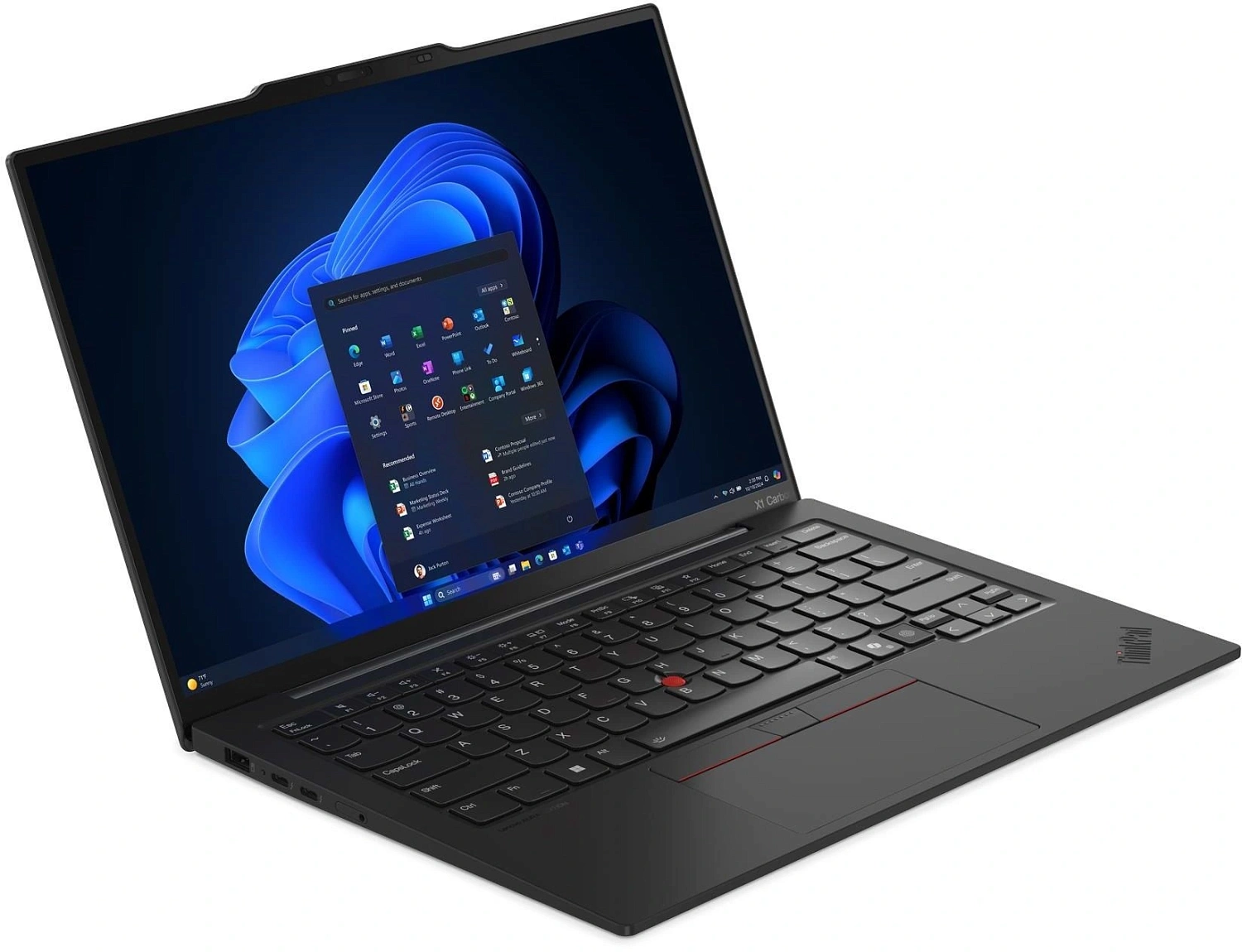 Ноутбук Lenovo ThinkPad X1 Carbon G13 Aura Core Ultra 7 258V 32Gb SSD1Tb Intel Arc 140V 14" OLED 2.8K (2880x1800) Windows 11 Pro 64 black WiFi BT Cam (21NS0012US)