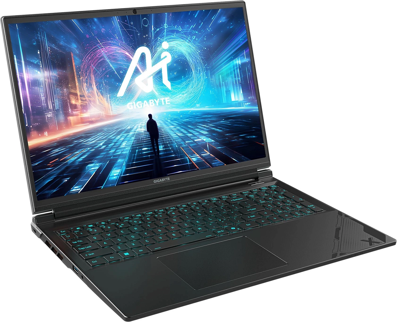Ноутбук Gigabyte G6X Core i7 13650HX 16Gb SSD1Tb NVIDIA GeForce RTX4060 8Gb 16" IPS FHD+ (1920x1200) Windows 11 Home black WiFi BT Cam (9KG-43KZ854SH)