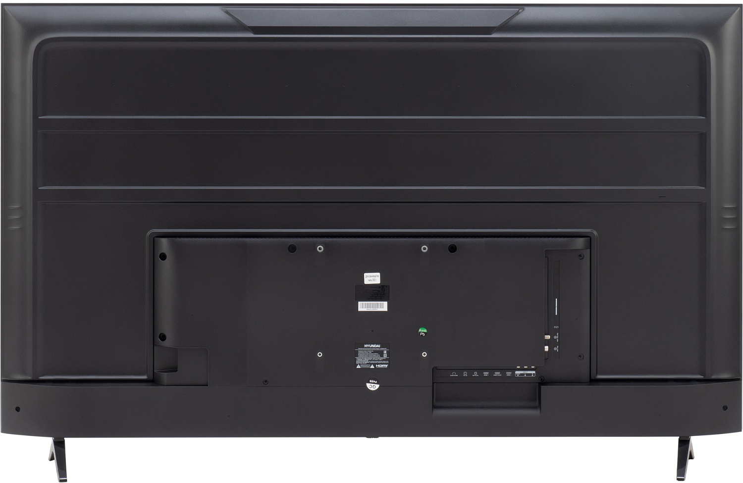 Телевизор LED Hyundai 65" H-LED65GU7001 Салют ТВ Frameless черный 4K Ultra HD 60Hz DVB-T DVB-T2 DVB-C DVB-S DVB-S2 WiFi Smart TV (RUS)