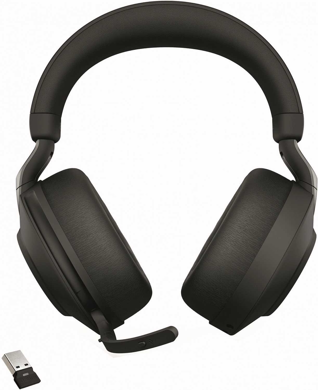 Наушники с микрофоном Jabra Evolve2 85, Link380a UC Stereo Stand Black черный накладные BT оголовье (28599-989-989)