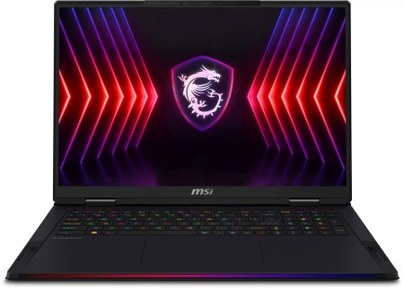 Ноутбук MSI Raider A18 HX A7VIG-026RU Ryzen 9 7945HX3D 32Gb SSD2Tb NVIDIA GeForce RTX4090 16Gb 18" IPS QHD+ (2560x1600) Windows 11 black WiFi BT Cam (9S7-182K32-026)