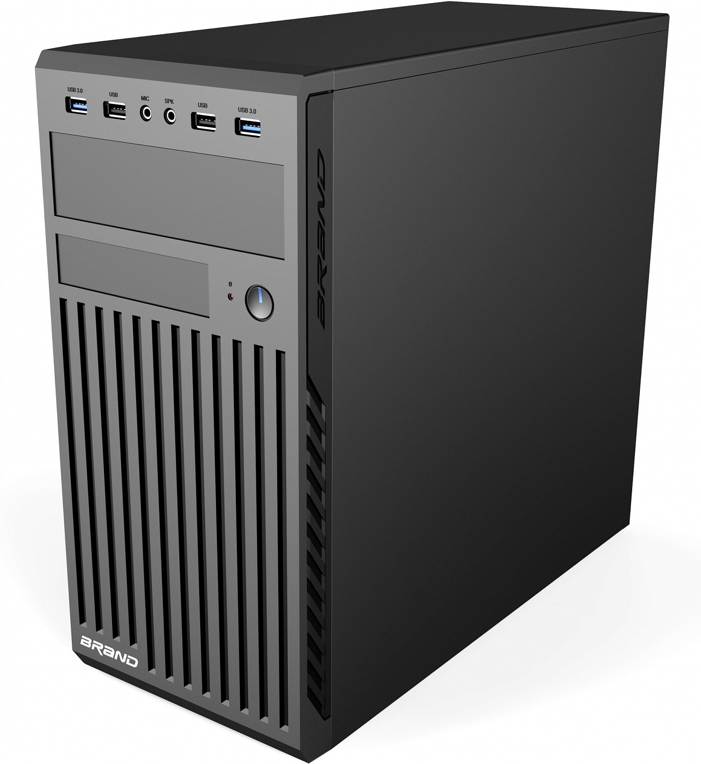 Корпус Accord ACC-B202N черный без БП mATX 1x80mm 2xUSB2.0 2xUSB3.0 audio