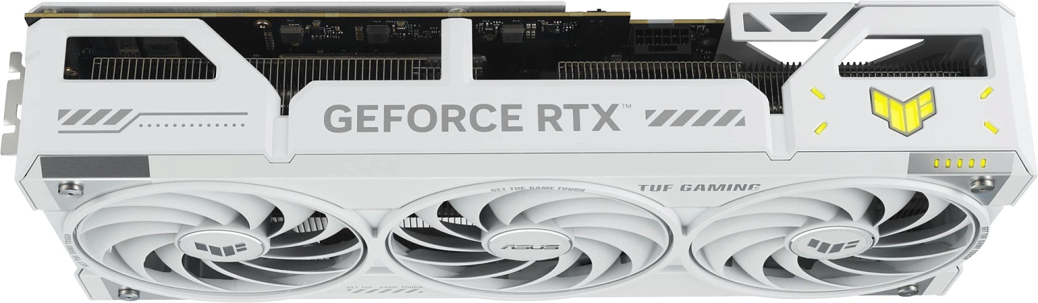 Видеокарта Asus PCI-E 5.0 TUF-RTX5070TI-O16G-WHITE-GAMING NVIDIA GeForce RTX 5070TI 16Gb 256bit GDDR7 2588/28000 HDMIx2 DPx3 HDCP Ret