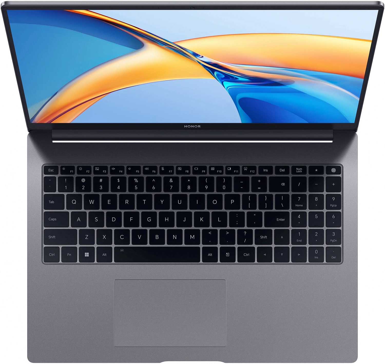 Ноутбук HONOR MagicBook X16 Ryzen 5 7640HS/16Gb/SSD512Gb/16"/IPS/WQXGA/NoOS/grey (5301AJYD)