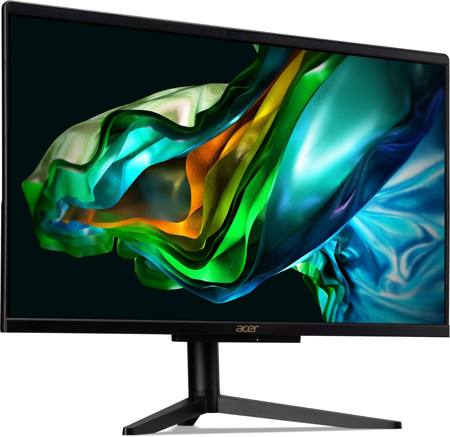 Моноблок Acer Aspire C24-1610 23.8" Full HD N100 (0.8) 8Gb SSD512Gb UHDG CR Eshell WiFi BT 65W клавиатура мышь Cam черный 1920x1080