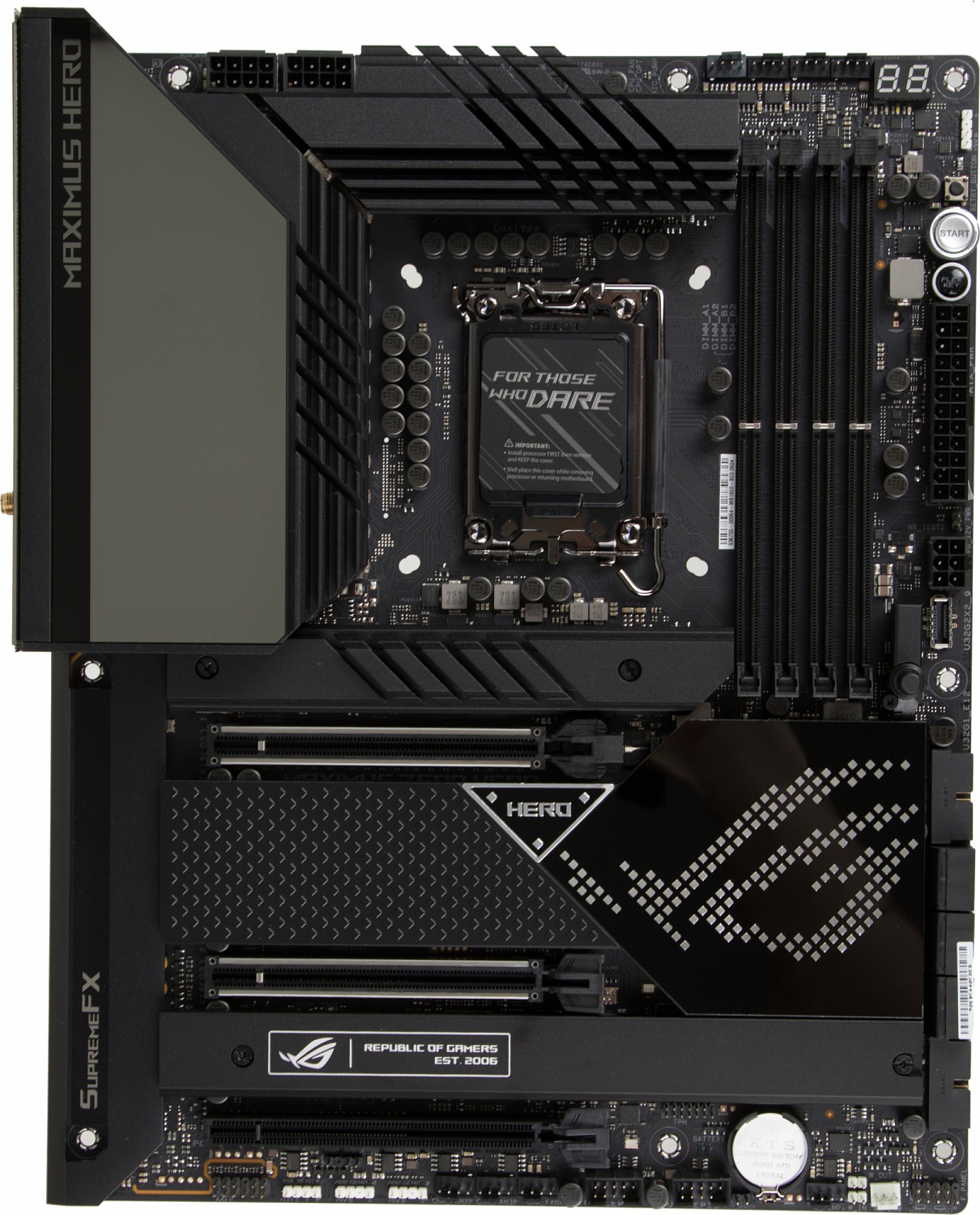 Материнская плата Asus ROG MAXIMUS Z690 HERO Soc-1700 Intel Z690 4xDDR5 ATX AC`97 8ch(7.1) 2x2.5Gg RAID+HDMI