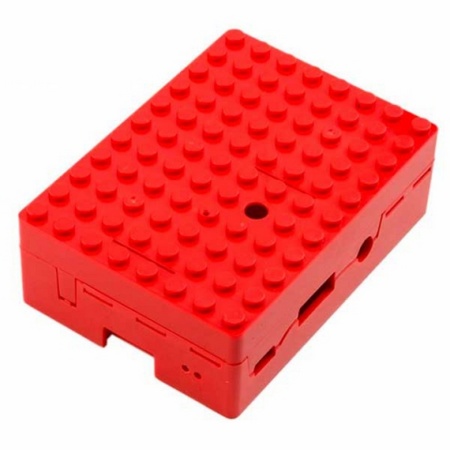 RA183 Корпус ACD Red ABS Plastic Building Block case for Raspberry Pi 3 B (CBPIBLOX-RED) (494309)