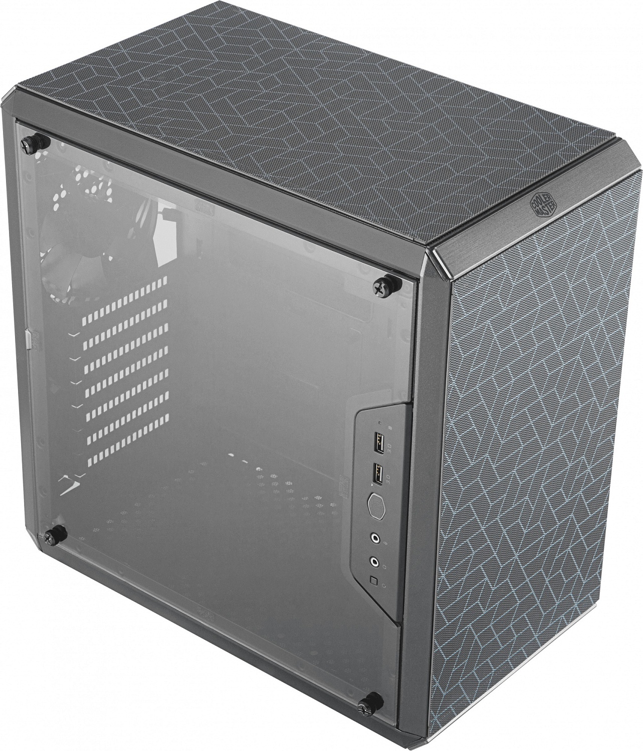 Корпус Cooler Master MasterBox Q500L черный без БП ATX 2x120mm 2x140mm 2xUSB3.0 audio bott PSU