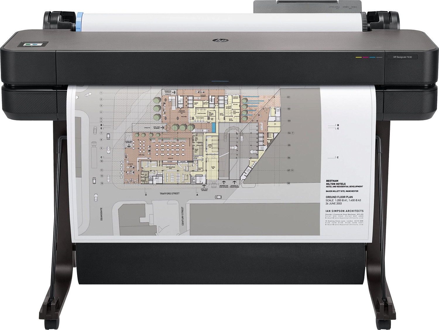 Плоттер HP Designjet T630 (5HB11A) A0/36"