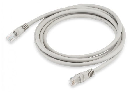 Патч-корд Buro UTP 4 пары cat6 CCA molded 2м серый RJ-45 (m)-RJ-45 (m)