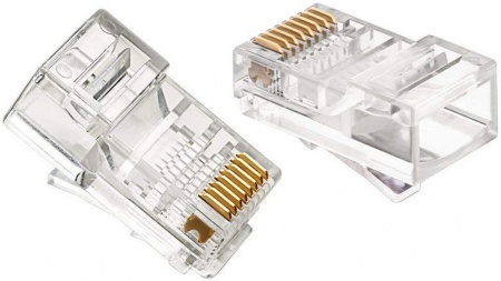 Коннектор Premier (6-008) кат.5e RJ45 прозрачный