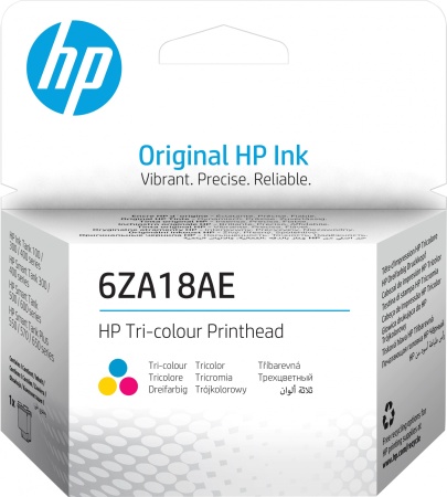 Печатающая головка HP 6ZA18AE многоцветный для HP InkTank 100/300/400 SmartTank 300/400/500/600 SmartTankPlus 550/570/650