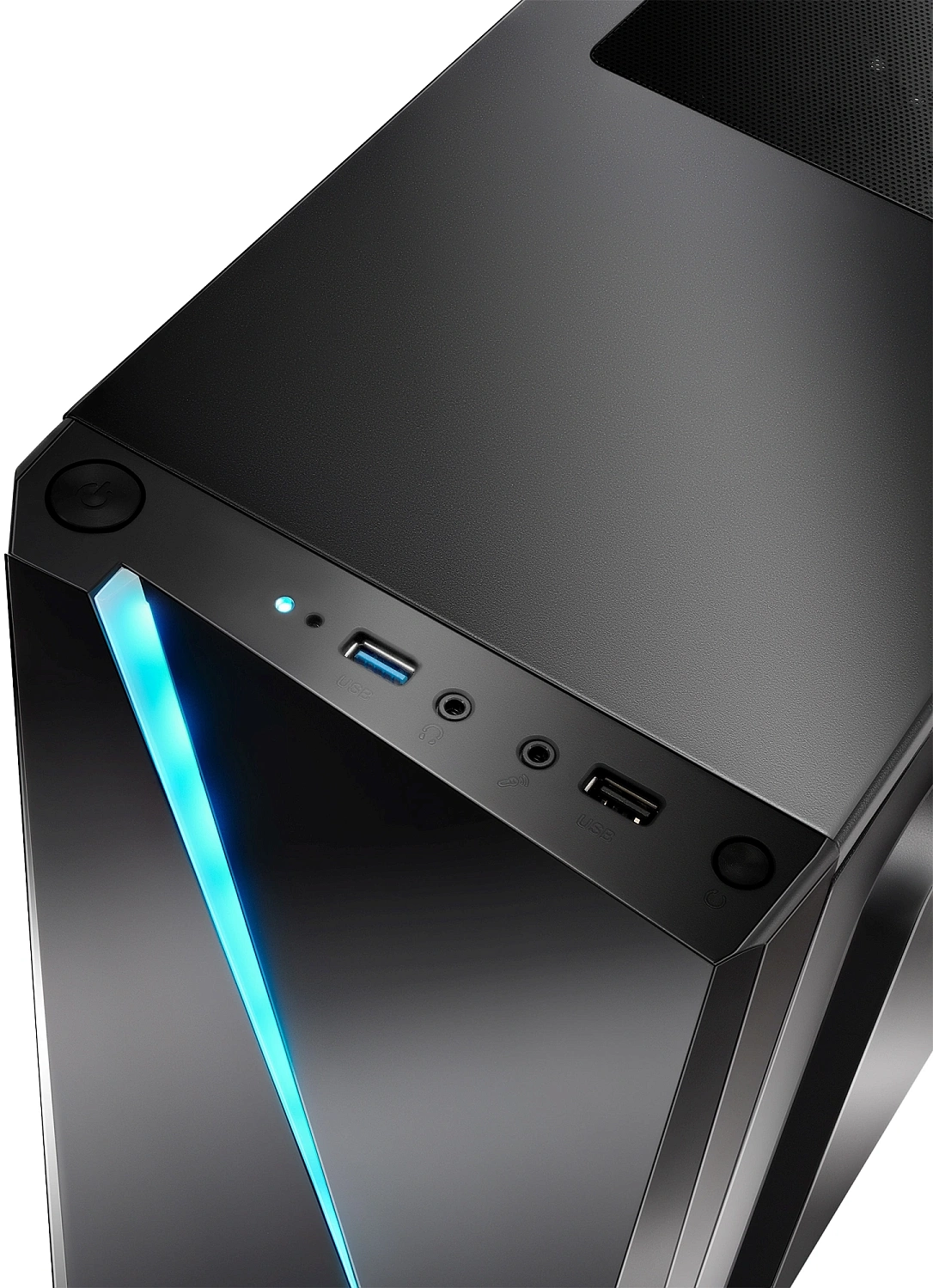 ПК IRU Tactio 320A5GER MT Ryzen 5 5600G (3.9) 16Gb SSD512Gb RGr без ОС GbitEth 500W черный (2106786)