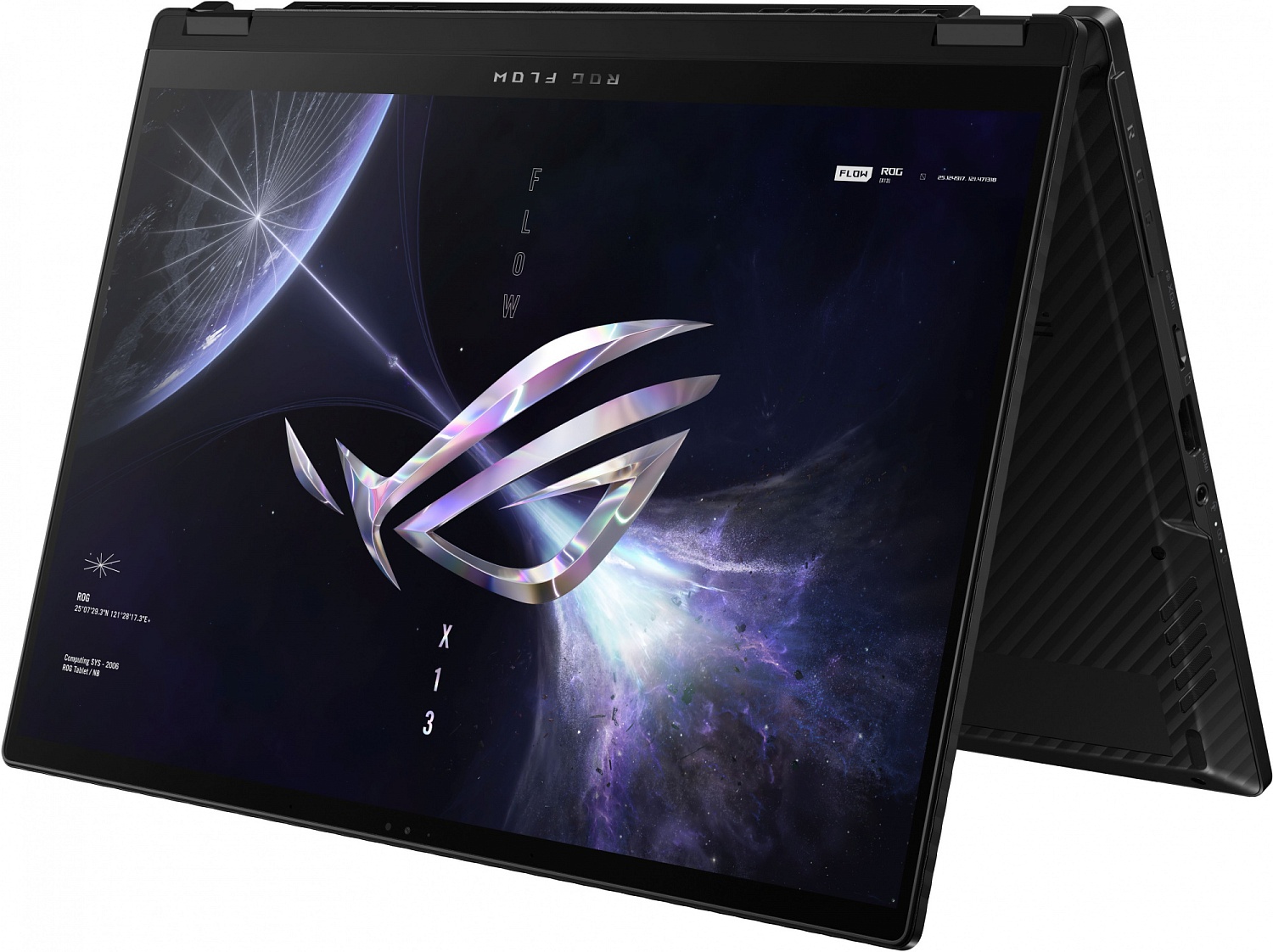Ноутбук Asus ROG Flow X13 GV302XV-MU020W Ryzen 9 7940HS 16Gb SSD1Tb NVIDIA GeForce RTX4060 8Gb 13.4" IPS Touch WQXGA (2560x1600) Windows 11 Home black WiFi BT Cam (90NR0DT1-M001H0)