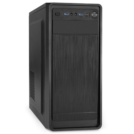 Корпус Exegate Bad Pack Корпус Miditower ExeGate XP-332UC-XP500 (ATX, XP500 12см, 2*USB3.0+1*TypeC, аудио) (125292)