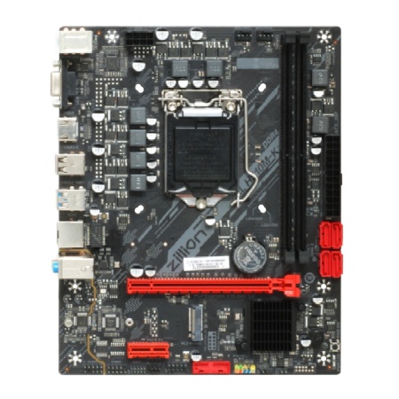 H510DA, Socket 1200, Intel®H510, 2xDDR4-3200, D-SUB+HDMI, 1xPCI-Ex16, 1xPCI-Ex1, 4xSATA3, 1xM.2, 6 Ch Audio, GLan, (2+4)xUSB2.0, (2+2)xUSB3.2, 2xPS/2, mATX, RTL {20}