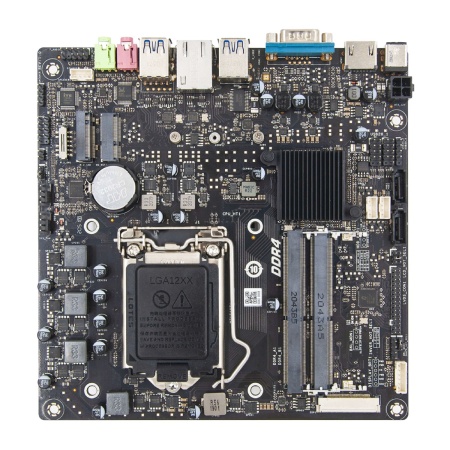 WB H510 (LGA1200 10-11Gen (TDP 65W), H510, for AiO Prittec S24 2xSATA3, 4xUSB 3.0, 1xCOM, 1xHDMI, 1xGBLan, 1xMic, 1x Audio out, Thin-ITX) С ГАСКЕТКОЙ