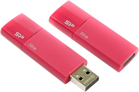 Флеш Диск Silicon Power 32Gb Ultima U05 SP032GBUF2U05V1H USB2.0 розовый