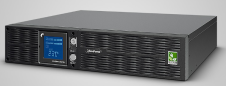 Источник бесперебойного питания CyberPower PR1500ELCDRT2U Line-Interactive 1500VA/1350W USB/RS-232/Dry/EPO/SNMPslot/RJ11/45 (8 IEC С13)   EOL (незначительное повреждение коробки)