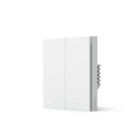 Умный выключатель Aqara Smart Wall Switch H1 EU 2-хкл. белый (WS-EUK02)