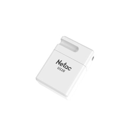 Флеш Диск Netac 64Gb U116 NT03U116N-064G-20WH USB2.0 белый