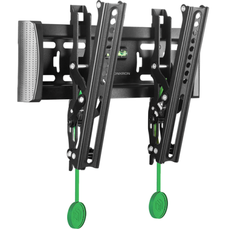 Кронштейн ONKRON кронштейн для телевизора 17"-43" наклонный, чёрный TM4