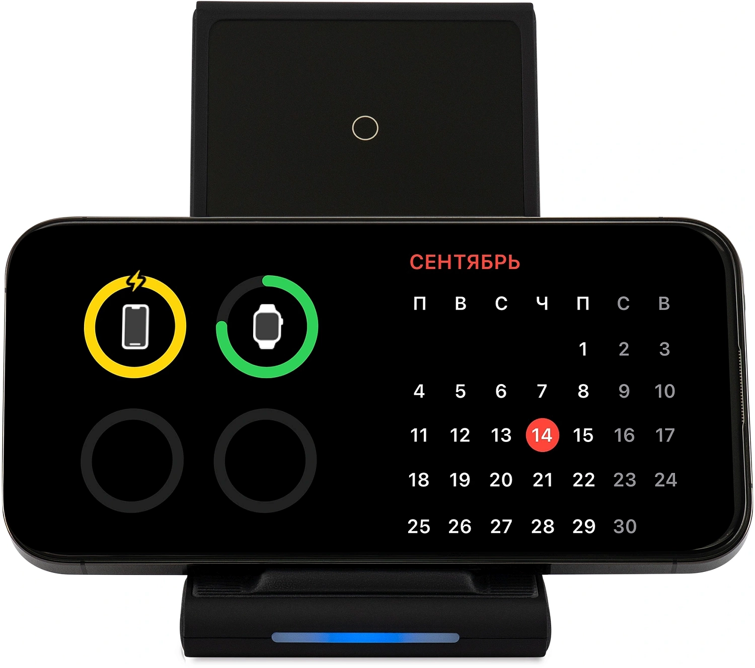 Беспроводное зар./устр. Buro CWC-QC5 15W 3A (QI) USB-C универсальное черный (CWC-QC5A15BK)