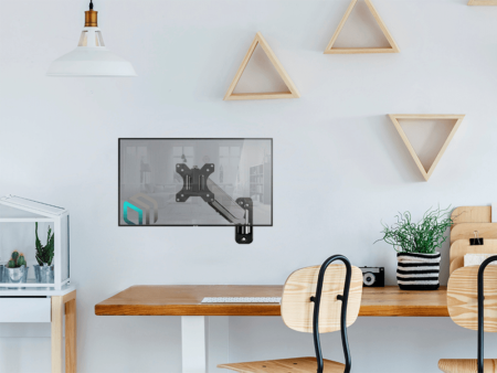 Кронштейн для телевизора Onkron G120 черный 13"-34" макс.8кг настенный поворот и наклон верт.перемещ.