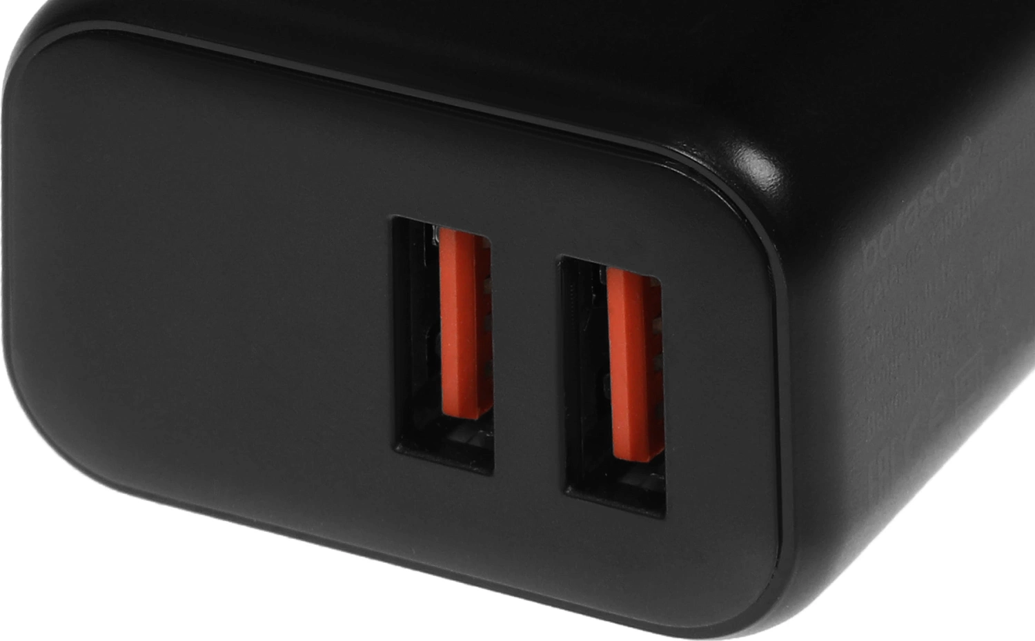 Сетевое зар./устр. BoraSCO 15W 3A 2xUSB универсальное черный (52583)