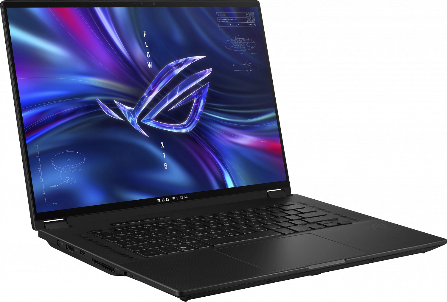 Ноутбук Asus ROG Flow GV601VI-NL051W Core i9 13900H 32Gb SSD1Tb NVIDIA GeForce RTX4070 8Gb 16" IPS Touch WQXGA (2560x1600) Windows 11 Home black WiFi BT Cam (90NR0G01-M002P0)