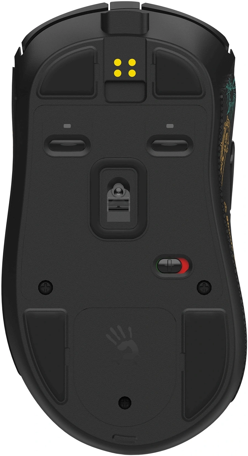 Мышь A4Tech Bloody R73 Ultra Duo черный оптическая 20000dpi беспров. USB-C 7but (R73 ULTRA DUO BLACK) Мышь A4Tech Bloody R73 Ultra Duo черный оптическая 20000dpi беспров. USB-C 7but (R73 ULTRA DUO BLACK)