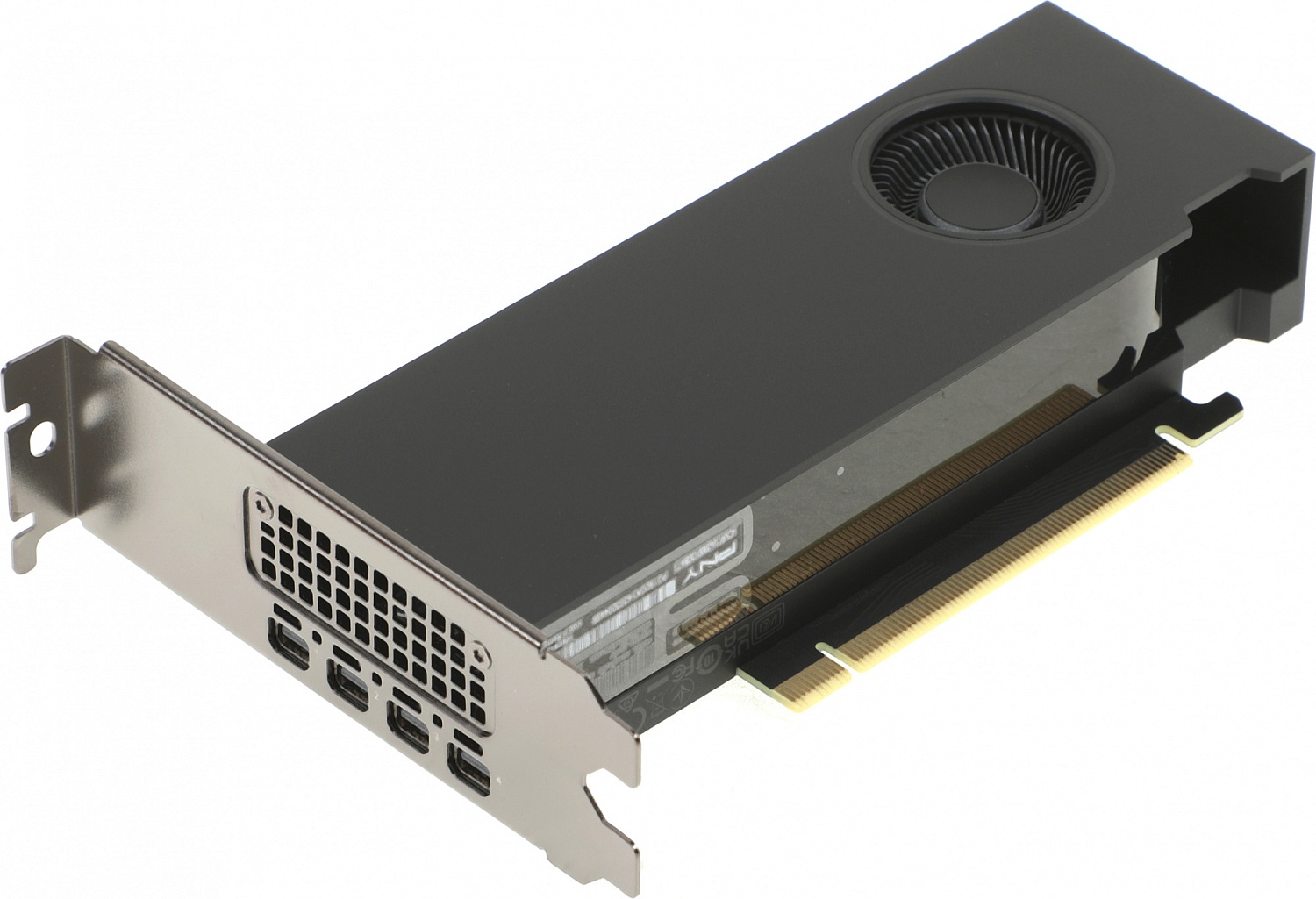 Видеокарта PNY PCI-E 4.0 VCNRTXA2000-12GB-SB NVIDIA RTX A2000 12288Mb 192 GDDR6 mDPx4 Ret low profile
