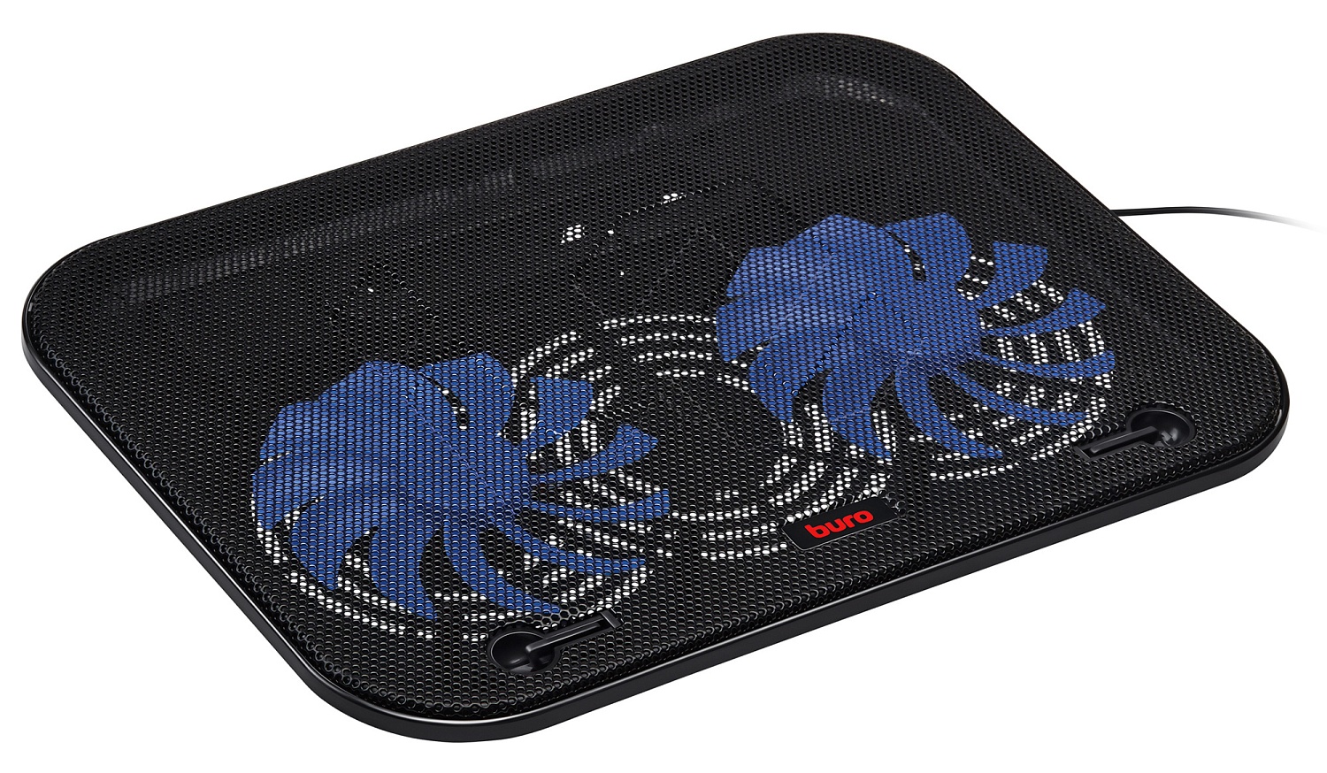 Подставка для ноутбука Buro BU-LCP140-B214H 14"338x255x22мм 1xUSB 2x 140ммFAN 480г металлическая сетка/пластик черный Подставка для ноутбука Buro BU-LCP140-B214H 14"338x255x22мм 1xUSB 2x 140ммFAN 480г металлическая сетка/пластик черный