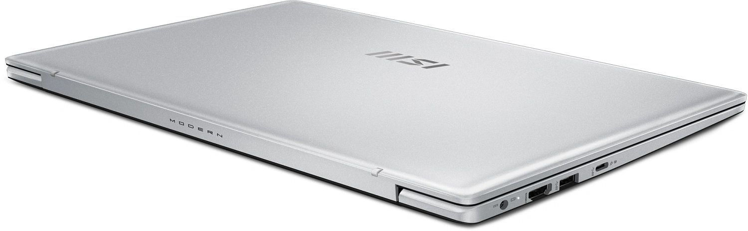 Ноутбук MSI Modern 14 F1MG-815XRU Core 7 150U 16Gb SSD512Gb Intel Graphics 14" IPS FHD (1920x1080) FreeDOS silver WiFi BT Cam (9S7-14S113-815)