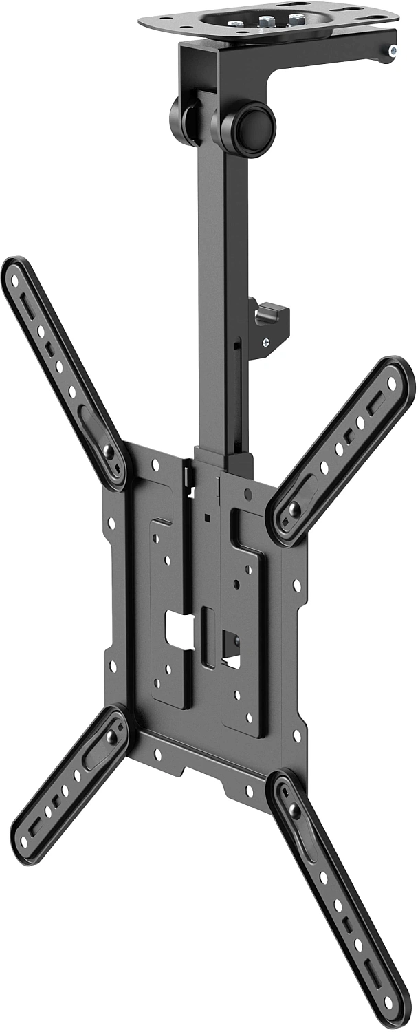 Кронштейн для телевизора Ultramounts UM967 черный 23"-55" макс.20кг потолочный поворот и наклон