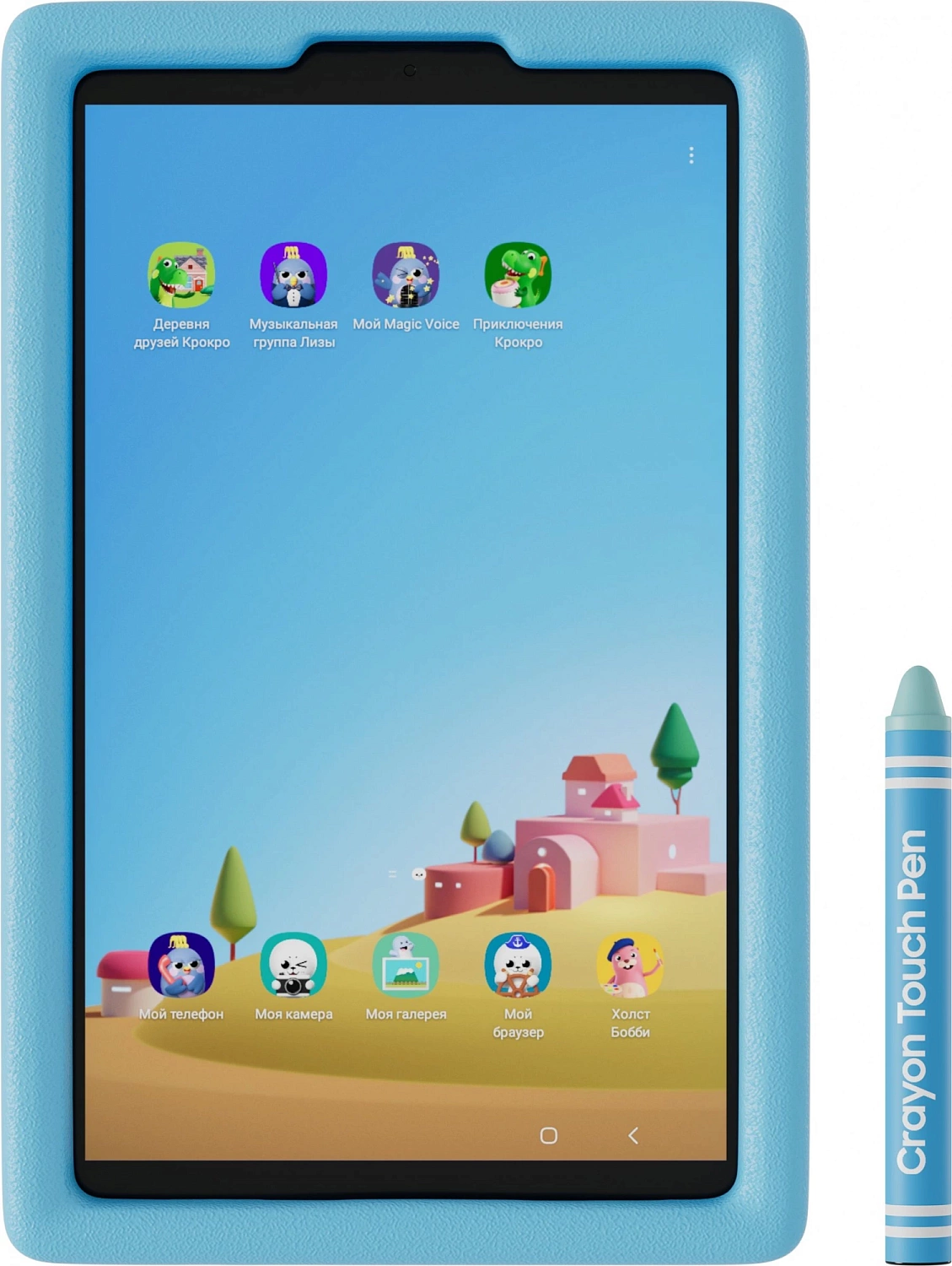 Планшет Samsung Galaxy Tab A9 Kids Edition G99 (2.2) 8C RAM4Gb ROM64Gb 8.7" LCD 1340x800 Android 13 серый 8Mpix 2Mpix BT WiFi microSD 1Tb 5100mAh 7hr