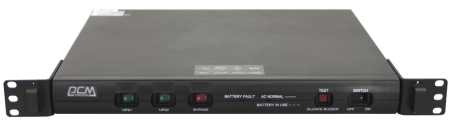 Источник бесперебойного питания Powercom King Pro RM, Интерактивная, 1000 ВА / 800 Вт, Rack, IEC, LCD, USB, USB