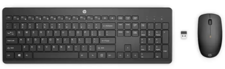 Комплект клавиатура и мышь Keyboard and Mouse HP Wireless 235 RUSS black