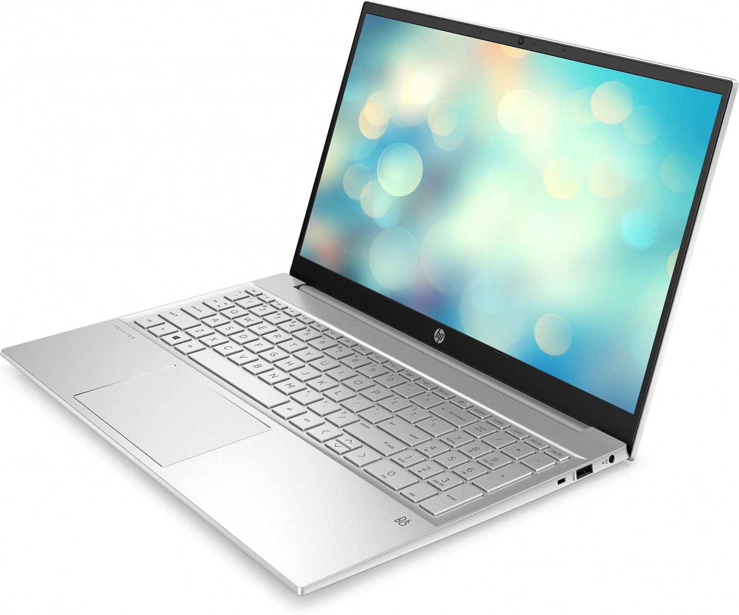 Ноутбук HP Pavilion 15-eh2013ci Ryzen 5 5625U 16Gb SSD512Gb AMD Radeon 15.6" IPS FHD (1920x1080) Free DOS silver WiFi BT Cam (67M99EA)