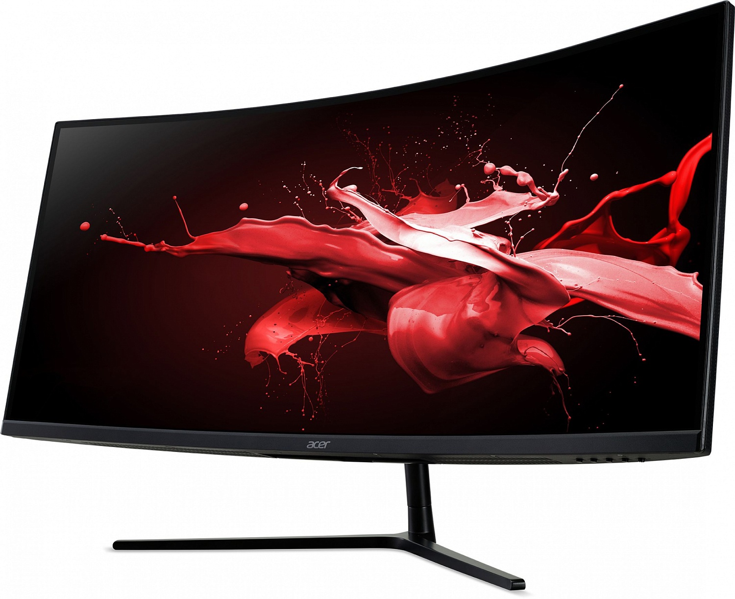 Монитор Acer 34" Nitro EI342CKRPbmiippx черный VA LED 1ms 21:9 HDMI M/M матовая Piv 3000:1 400cd 178гр/178гр 3440x1440 144Hz FreeSync DP UW 7.02кг