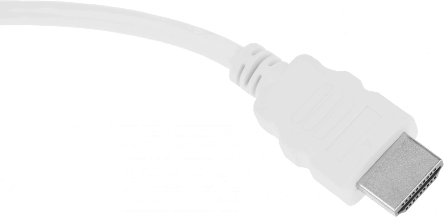 Переходник видео Premier 5-983B HDMI (m)/VGA (f) 0.15м. белый